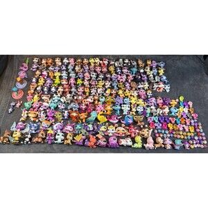 Lot Of 150+ Littlest Pet Shop Pets Toys Figures Collection LPS Hasbro Y2k